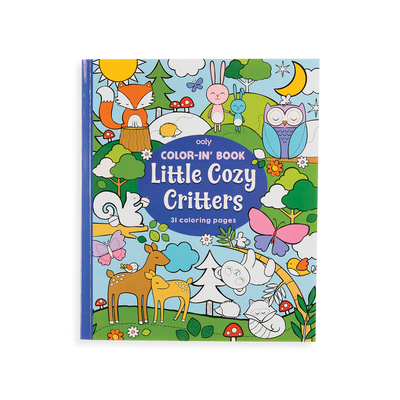 Color-in' Book: Little Cozy Critters-Wee Bee Baby Boutique