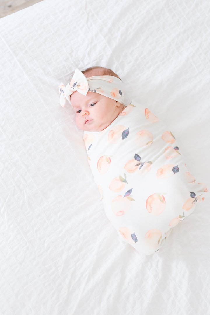 Copper Pearl Knit Headband - Wee Bee Baby Boutique