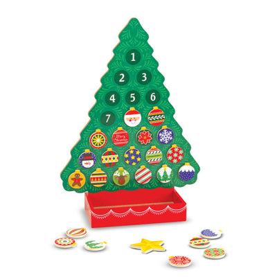 Countdown to Christmas Wooden Seasonal Calendar-Wee Bee Baby Boutique