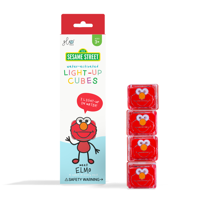 Glo Pals Light Up Water Cubes - Elmo-Wee Bee Baby Boutique