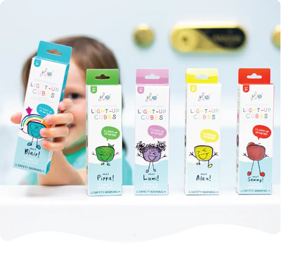 Glo Pals Light Up Water Cubes (Multiple Colors) - Wee Bee Baby Boutique