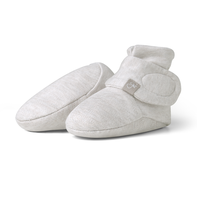 Goumi Viscose Organic Cotton Baby Stay-On Boots - Storm Gray