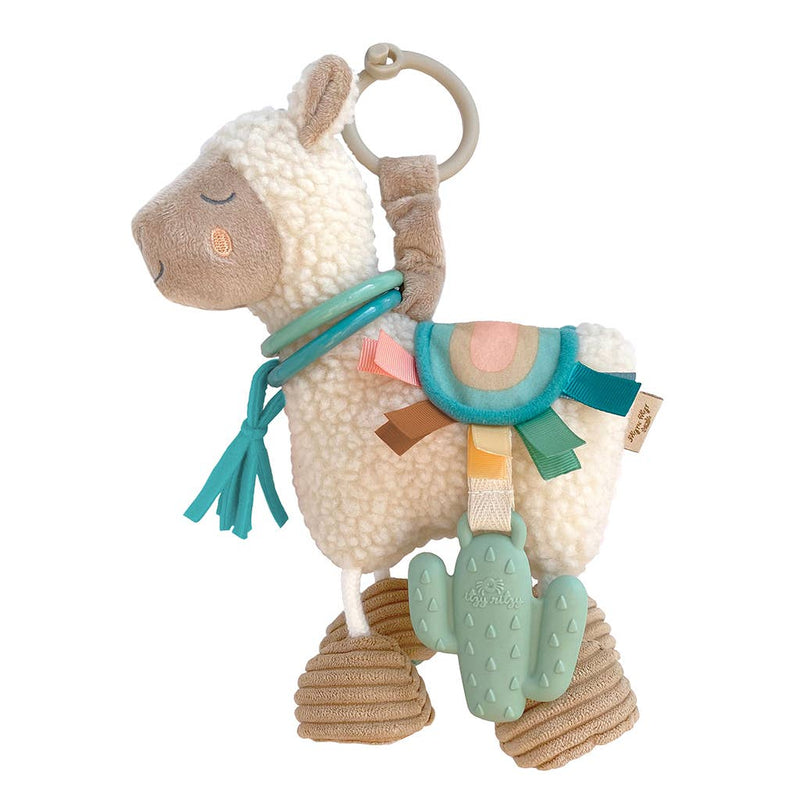 Itzy Friends Link & Love Activity Plush with Teether Toy - Llama