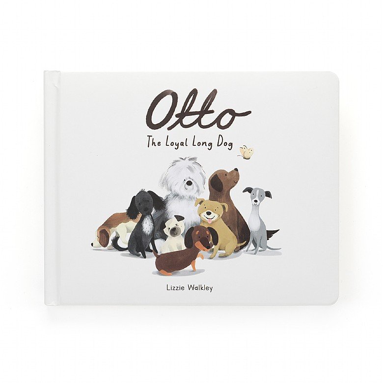 Jellycat Otto the Loyal Long Dog Board Book