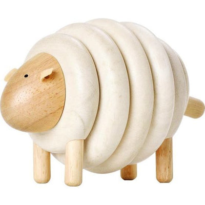 Lacing Sheep from PlanToys available at Wee Bee Baby Boutique