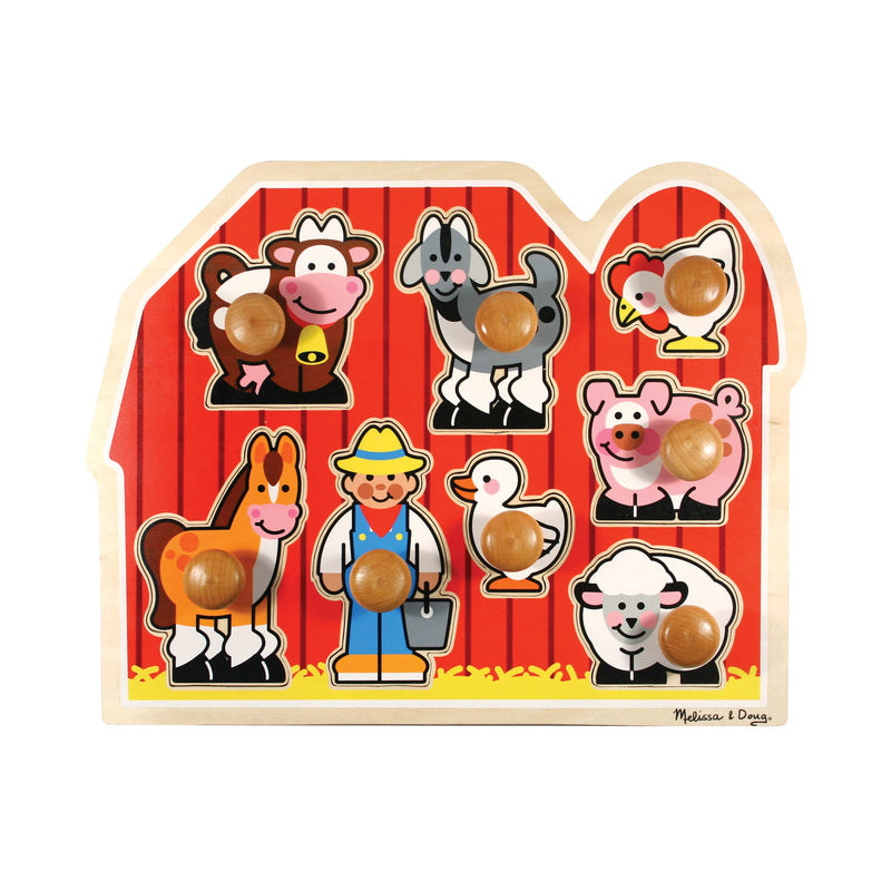 Large Farm Jumbo Knob Puzzle - 8 Pieces