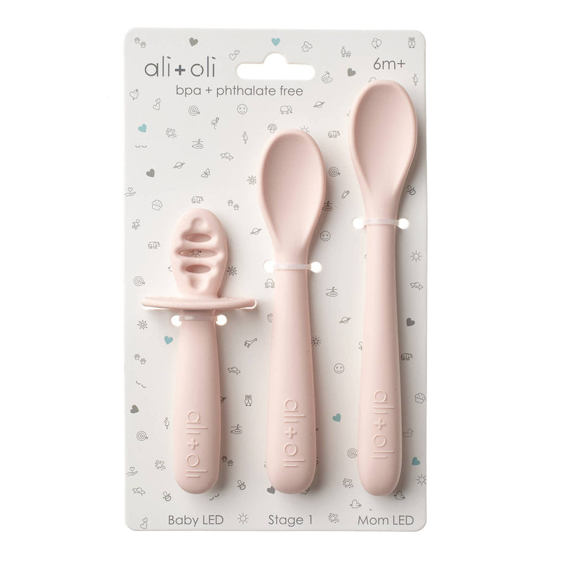 Multi-Stage Spoon Set for Baby - Blush