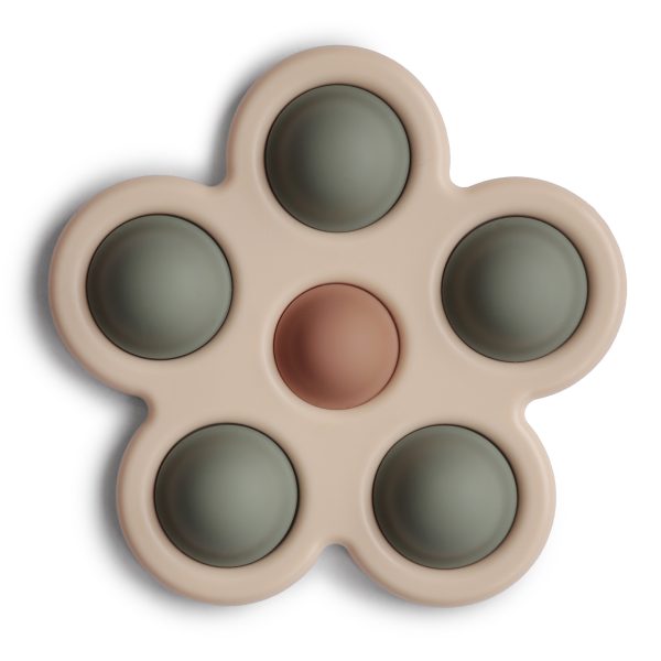 Mushie Flower Press Toy-Wee Bee Baby Boutique