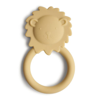 Mushie Lion Teether-Wee Bee Baby Boutique
