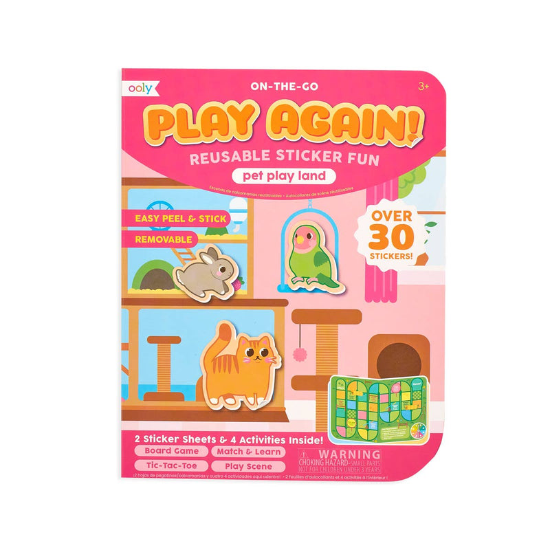 Play Again! Mini On-The-Go Activity Kit - Pet Play Land-Wee Bee Baby Boutique