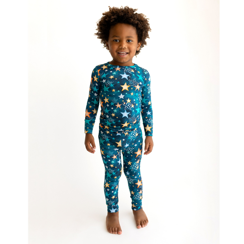 Posh Peanut - Rogan - Long Sleeve Basic 2-Piece Pajamas