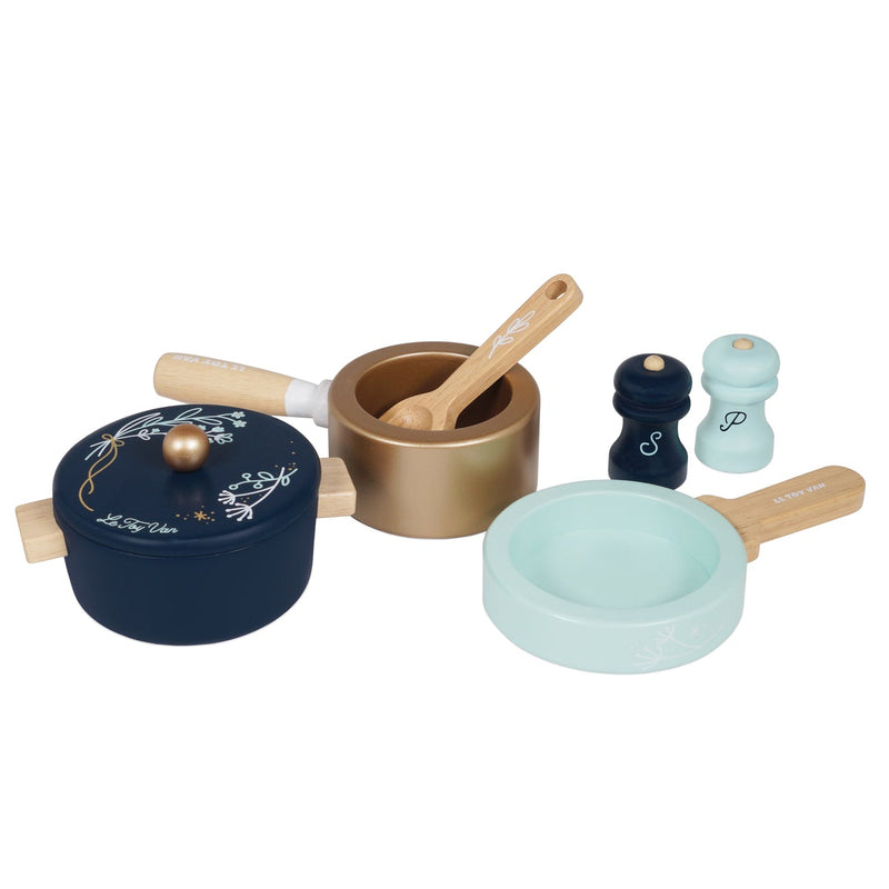 Pots and Pans - Wooden Toy Set-Wee Bee Baby Boutique