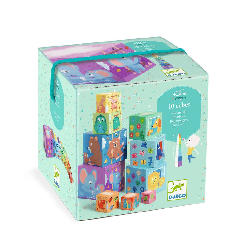 Rainbow Nest and Stack Blocks-Wee Bee Baby Boutique