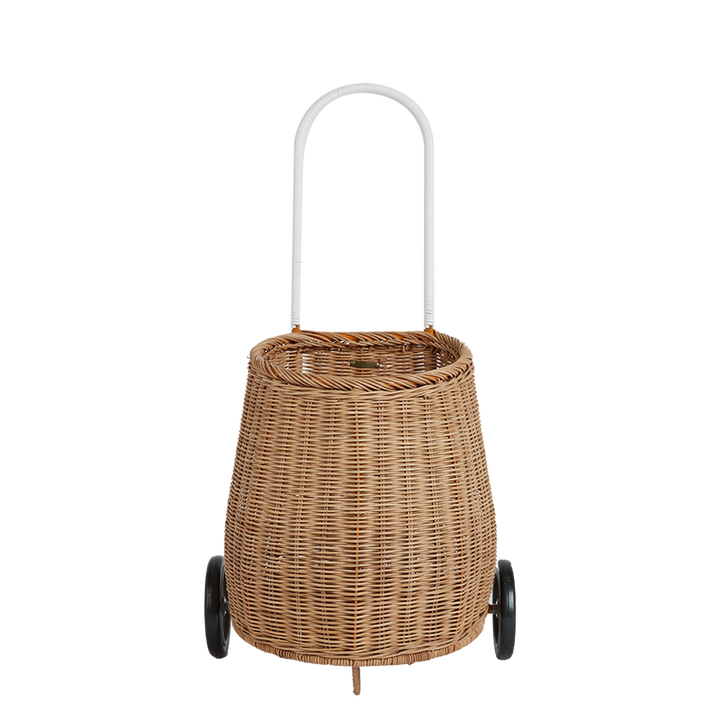 Olli Ella Original LuggyBasketカゴカートバスケット Rattan Original Luggy - Natural