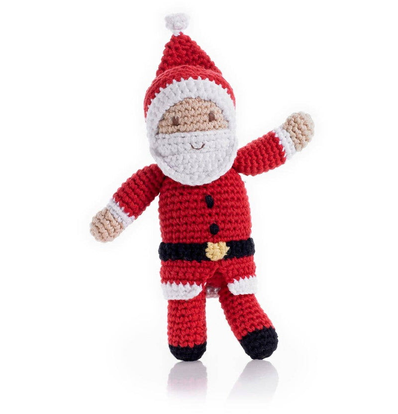 Santa Rattle - Wee Bee Baby Boutique