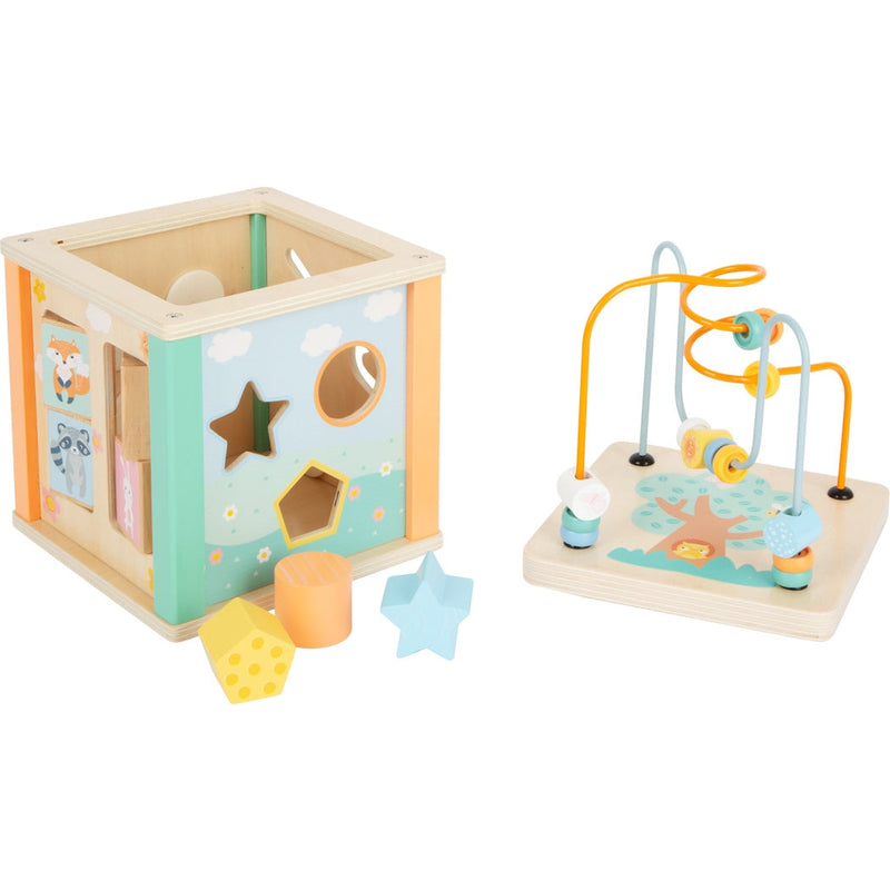 Small Foot Pastel Motor Skills 5-in-1 Activity Cube