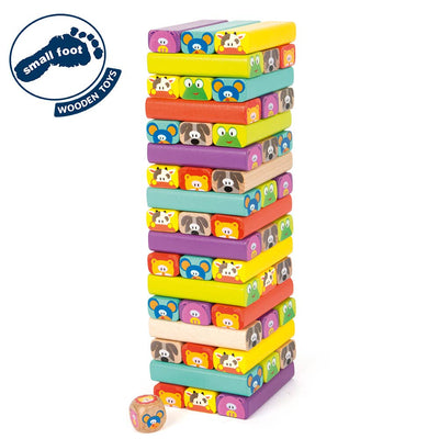 Small Foot Wobbling Tower Game - Wee Bee Baby Boutique