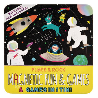 Magnetic Fun and Games Tin - Space-Wee Bee Baby Boutique