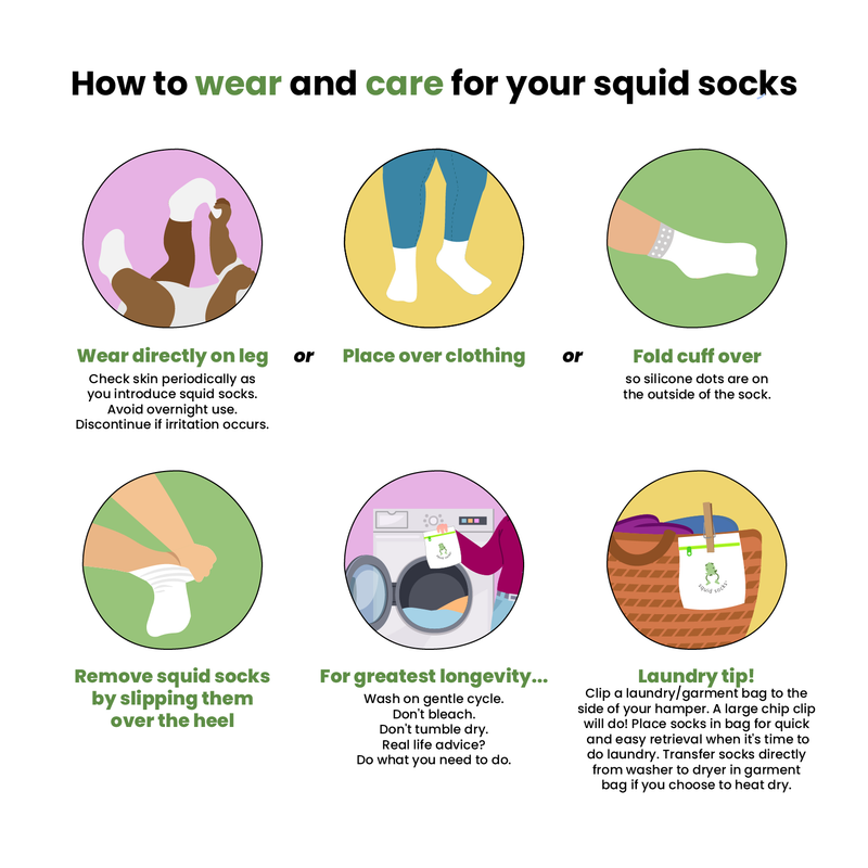 Squid Socks - Cloud Collection (Bamboo)