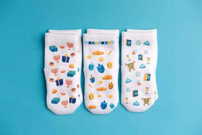 Squid Socks - Hanukkah Collection-Wee Bee Baby Boutique