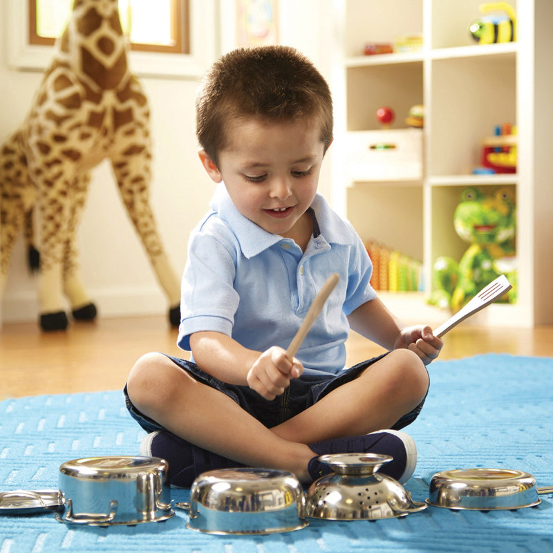 Stainless Steel Pots & Pans Play Set