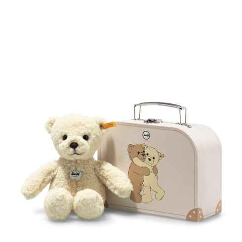 Steiff Mila Teddy Bear in Suitcase-Wee Bee Baby Boutique
