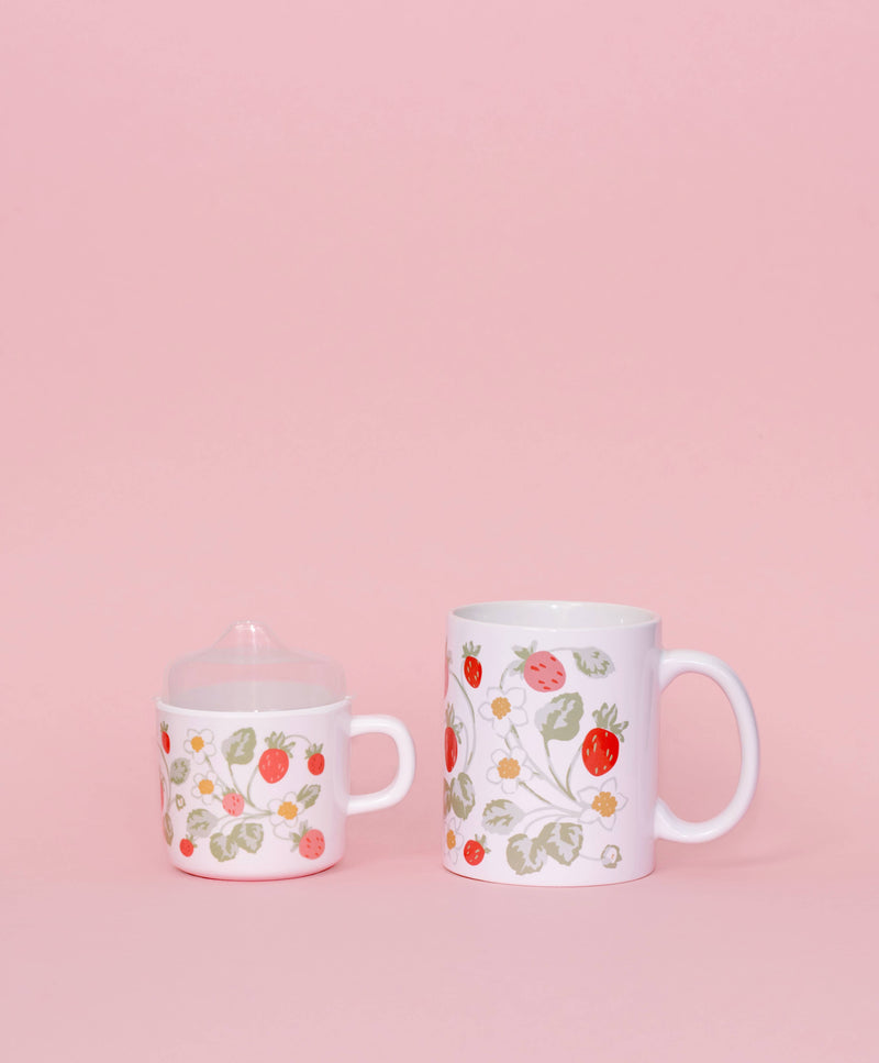 Strawberry Mama and Me Cup Set