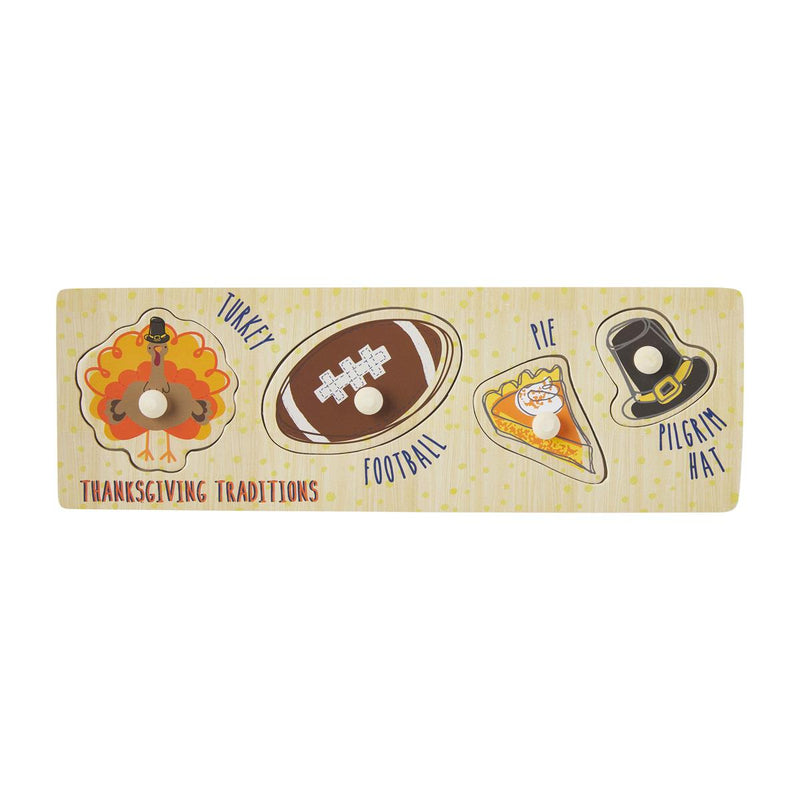 Thanksgiving Traditions Wooden Puzzle
