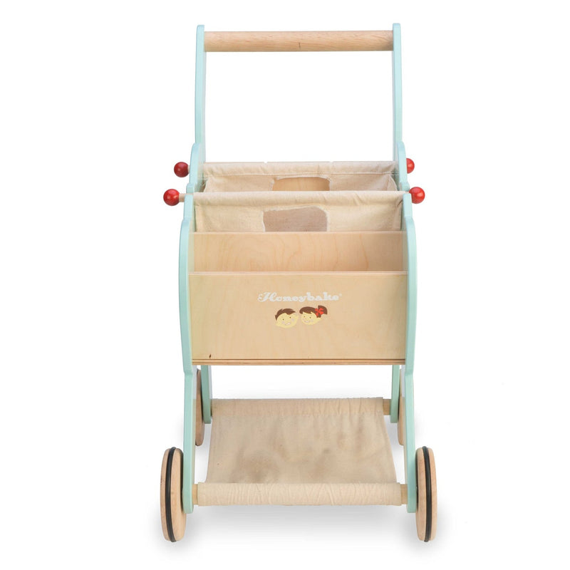 Wooden Shopping Trolley Toy-Wee Bee Baby Boutique