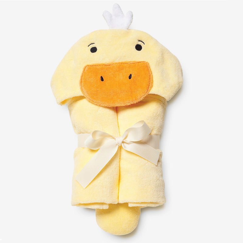 Yellow Duckie Hooded Baby Bath Towel Wrap